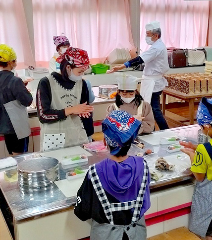 和菓子教室の風景